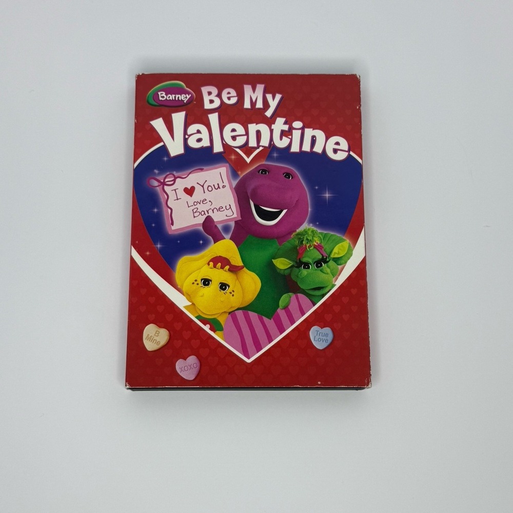 Barney Be My Valentine DVD With Slipcover Tested Working